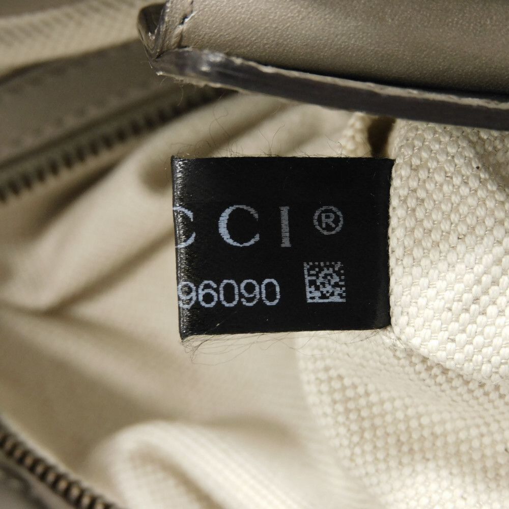 GUCCI Gray Leather Tote Bag - Picture 13 of 16
